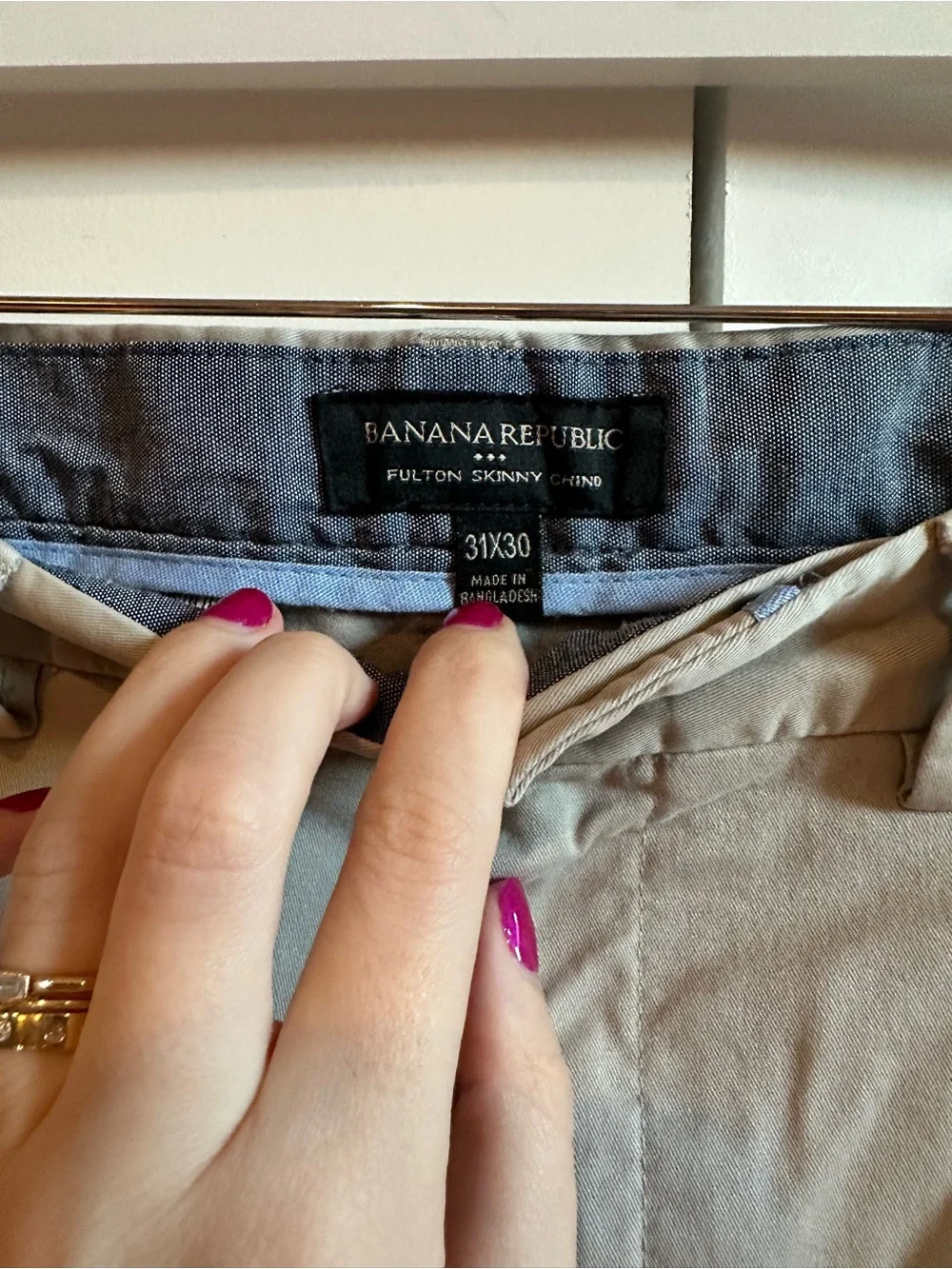Banana Republic Beige/Tan Chino Pants
